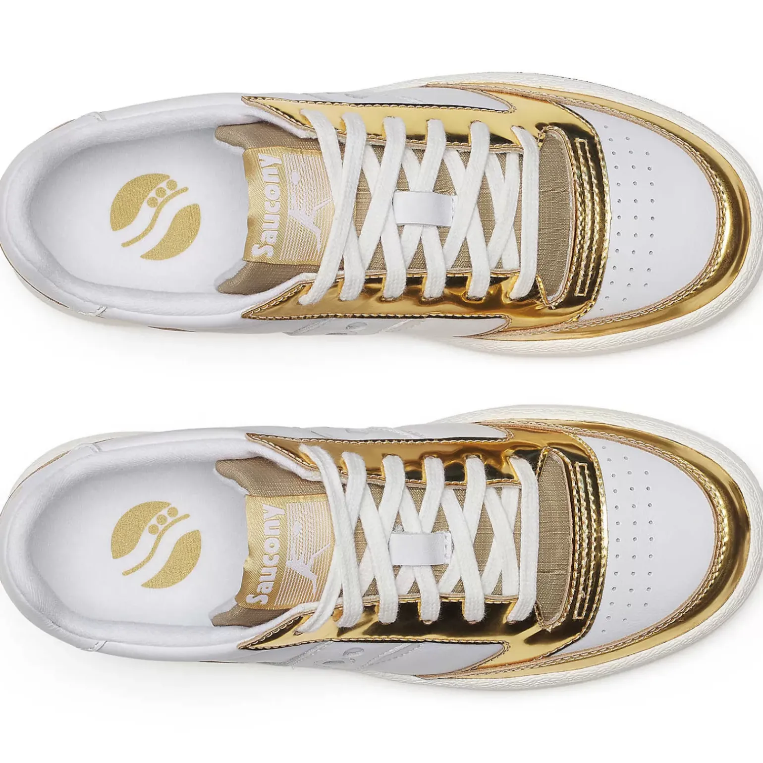 Saucony Donna Jazz Court Silver & Gold|Donna Lifestyle|Jazz